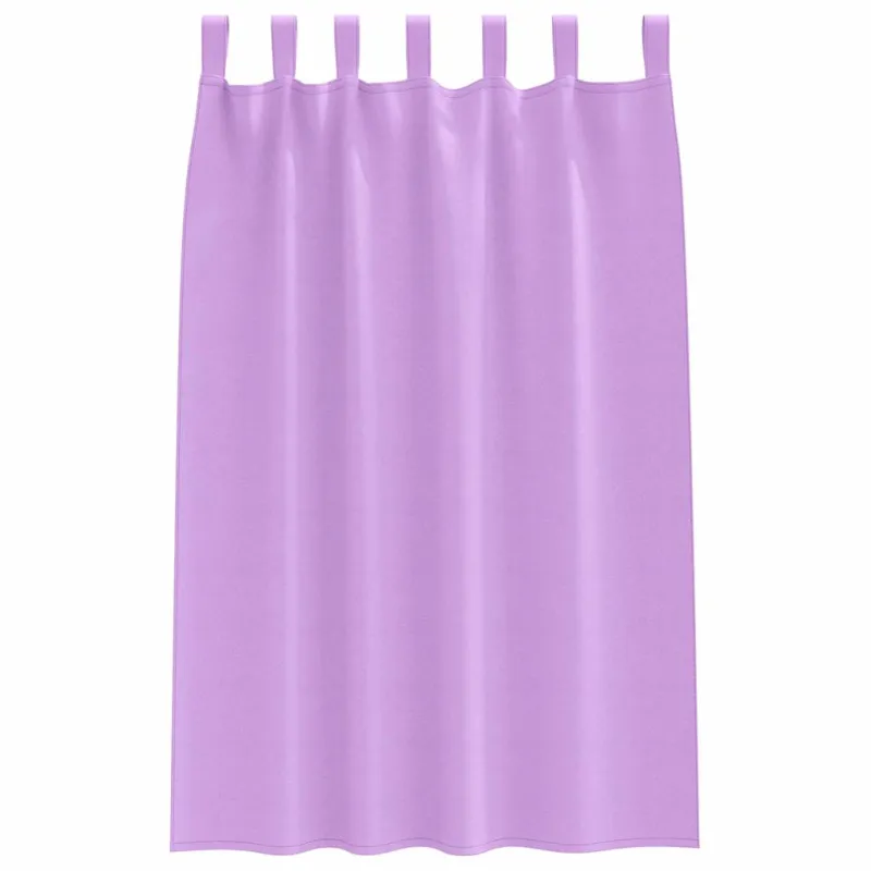 Užuolaidos su žiedais, blokuojančios šviesą 2 pcs Violetinė
