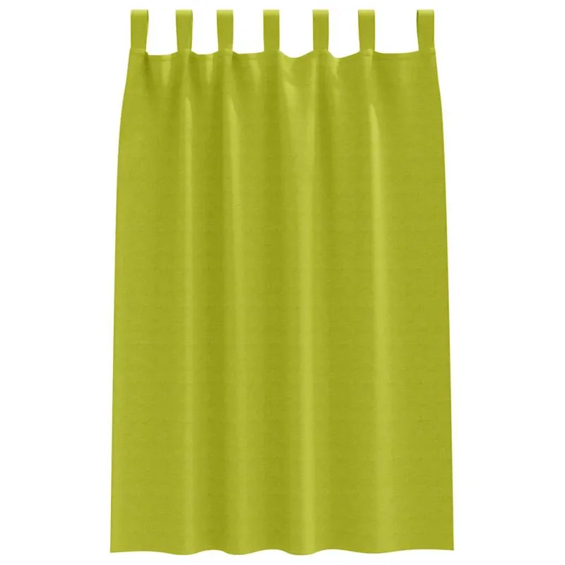 Užuolaidos su žiedais, blokuojančios šviesą 2 pcs Žalia