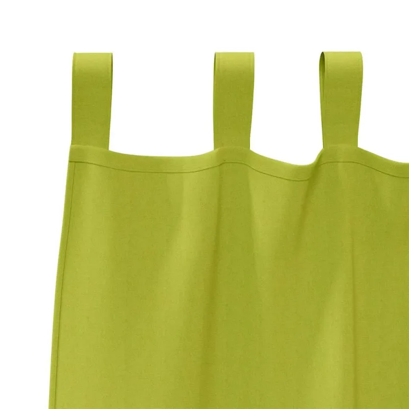 Užuolaidos su žiedais, blokuojančios šviesą 2 pcs Žalia