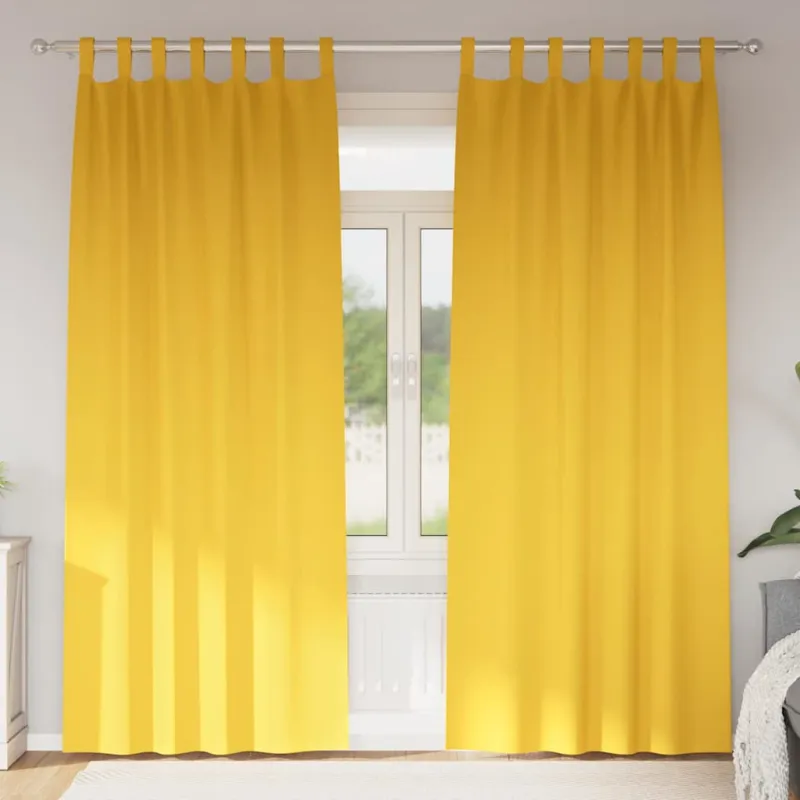 Užuolaidos su žiedais, blokuojančios šviesą 2 pcs