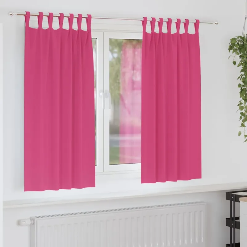 Užuolaidos su žiedais, blokuojančios šviesą 2 pcs