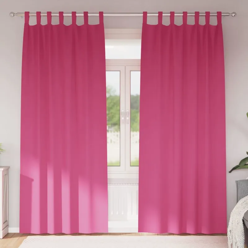Užuolaidos su žiedais, blokuojančios šviesą 2 pcs