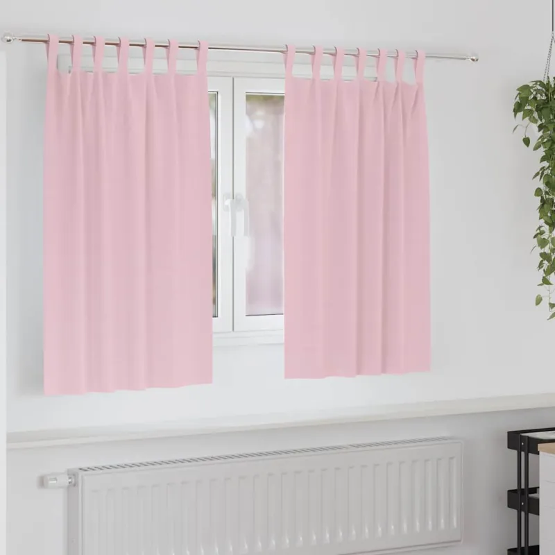 Užuolaidos su žiedais, blokuojančios šviesą 2 pcs