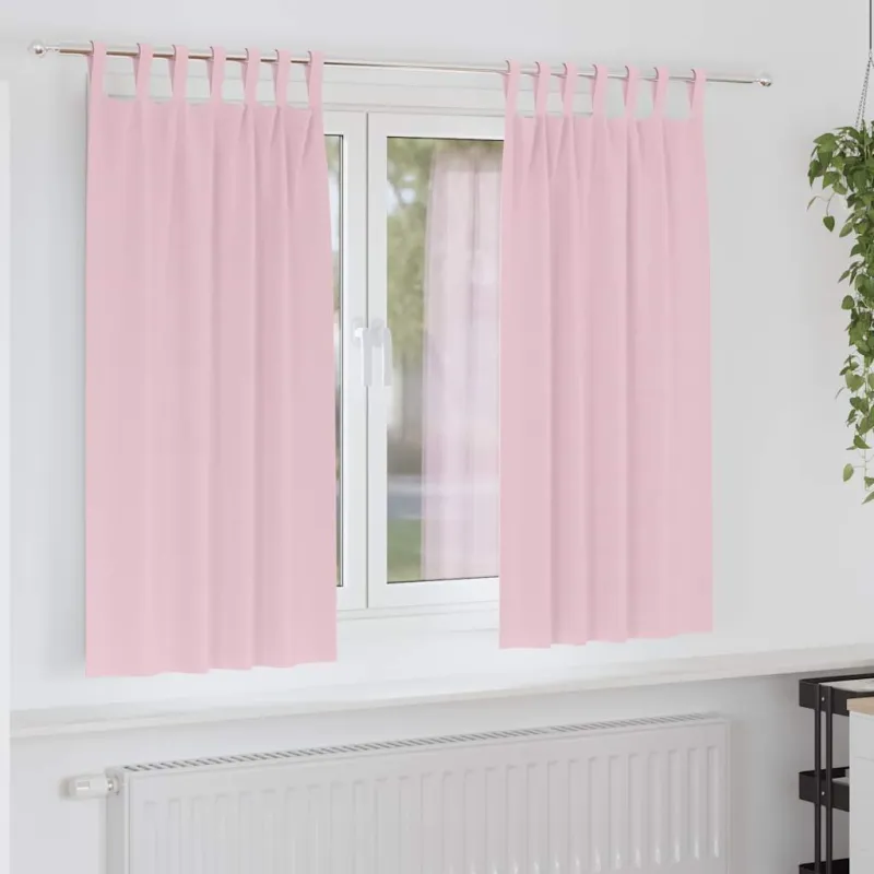 Užuolaidos su žiedais, blokuojančios šviesą 2 pcs