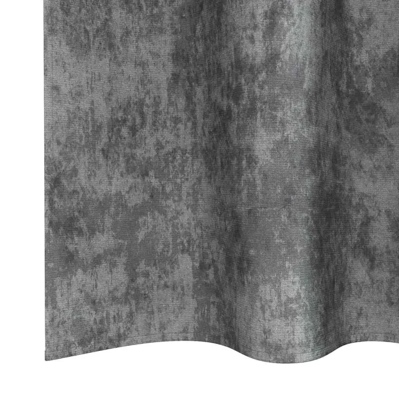Aksominio tipo užuolaidos 2 pcs Pilka 245 x 140 cm Aksomas