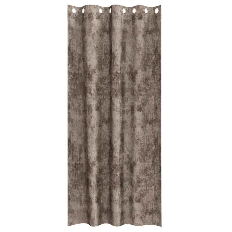 Aksominio tipo užuolaidos 2 pcs Kapučino 225 x 140 cm Aksomas