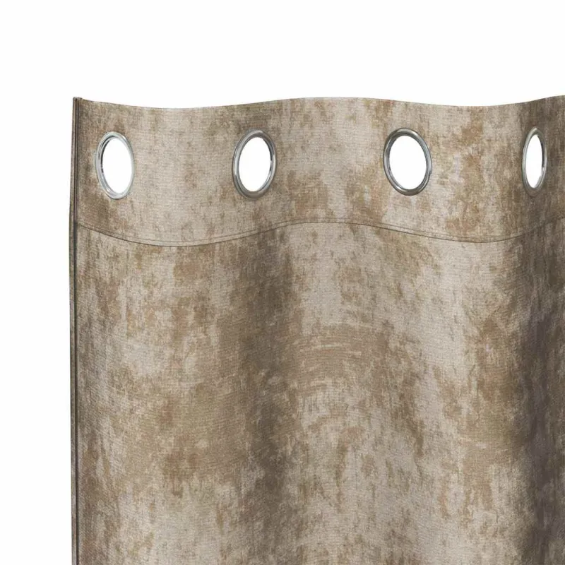 Aksominio tipo užuolaidos 2 pcs šampano 175 x 140 cm Aksomas