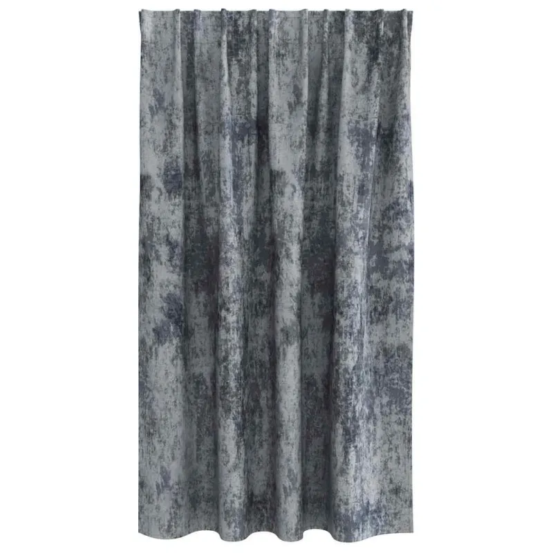 Aksominio tipo užuolaidos 2 pcs Sidabrinė Pilka 140 x 140 cm
