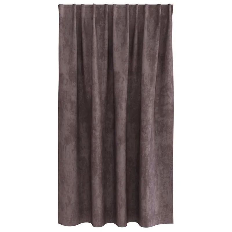 Aksominio tipo užuolaidos 2 pcs Ruda 140 x 140 cm Aksomas