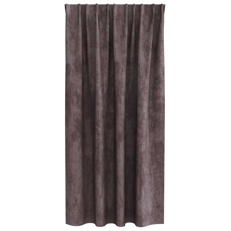 Aksominio tipo užuolaidos 2 pcs Ruda 175 x 140 cm Aksomas