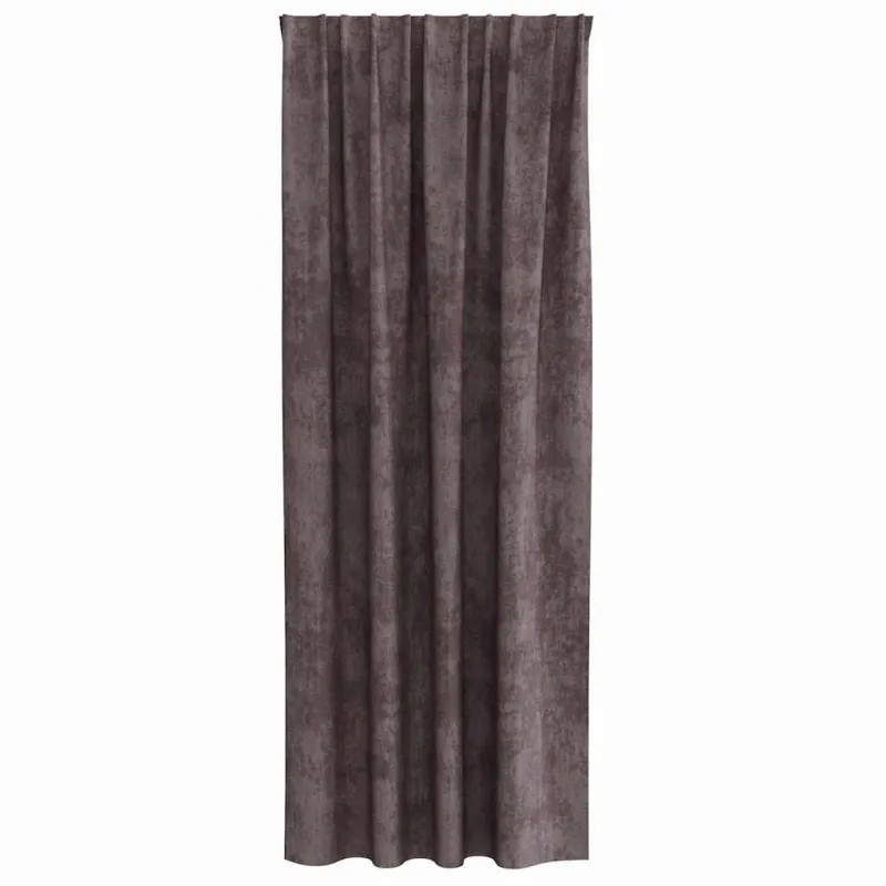 Aksominio tipo užuolaidos 2 pcs Ruda 245 x 140 cm Aksomas