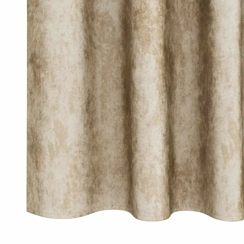 Aksominio tipo užuolaidos 2 pcs Kreminė 260 x 140 cm Aksomas