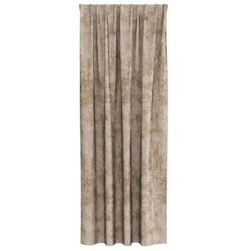 Aksominio tipo užuolaidos 2 pcs šampano 225 x 140 cm Aksomas