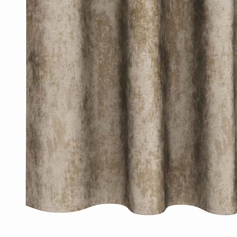 Aksominio tipo užuolaidos 2 pcs šampano 245 x 140 cm Aksomas