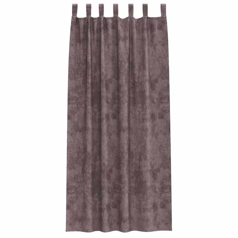 Aksominio tipo užuolaidos 2 pcs Ruda 260 x 140 cm Aksomas