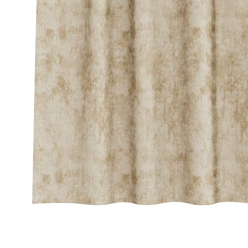 Aksominio tipo užuolaidos 2 pcs Kreminė 175 x 140 cm Aksomas
