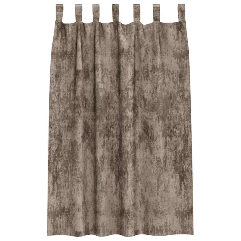 Aksominio tipo užuolaidos 2 pcs Kapučino 175 x 140 cm Aksomas
