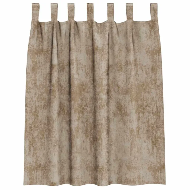 Aksominio tipo užuolaidos 2 pcs šampano 140 x 140 cm Aksomas