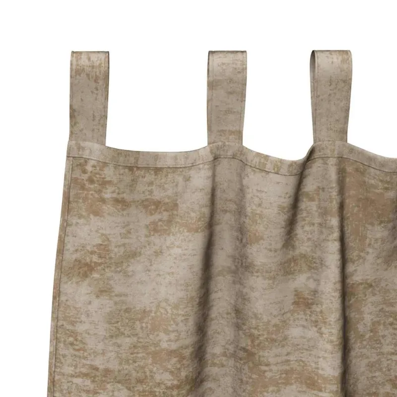 Aksominio tipo užuolaidos 2 pcs šampano 260 x 140 cm Aksomas
