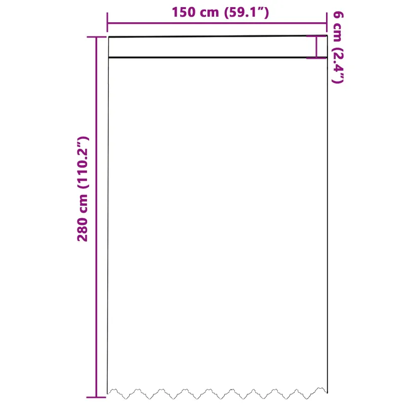 Nėrinių Užuolaida Gėlių Balta 280 x 150 cm Poliesteris