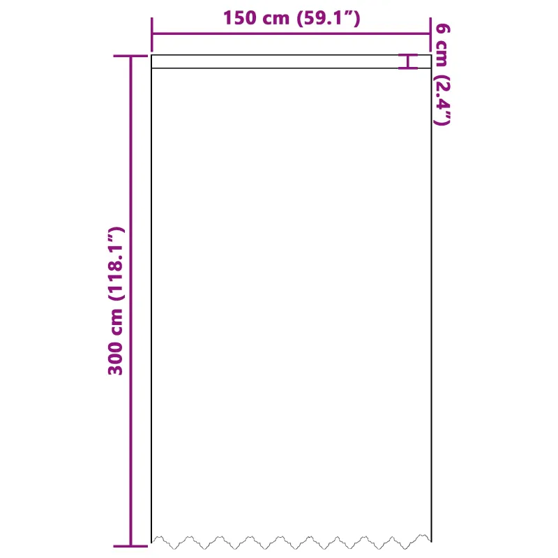 Nėrinių Užuolaida Gėlių Balta 300 x 150 cm Poliesteris