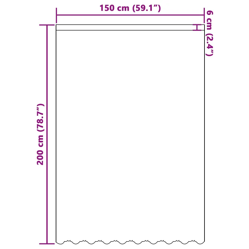 Nėrinių Užuolaida Gėlių Balta 200 x 150 cm Poliesteris