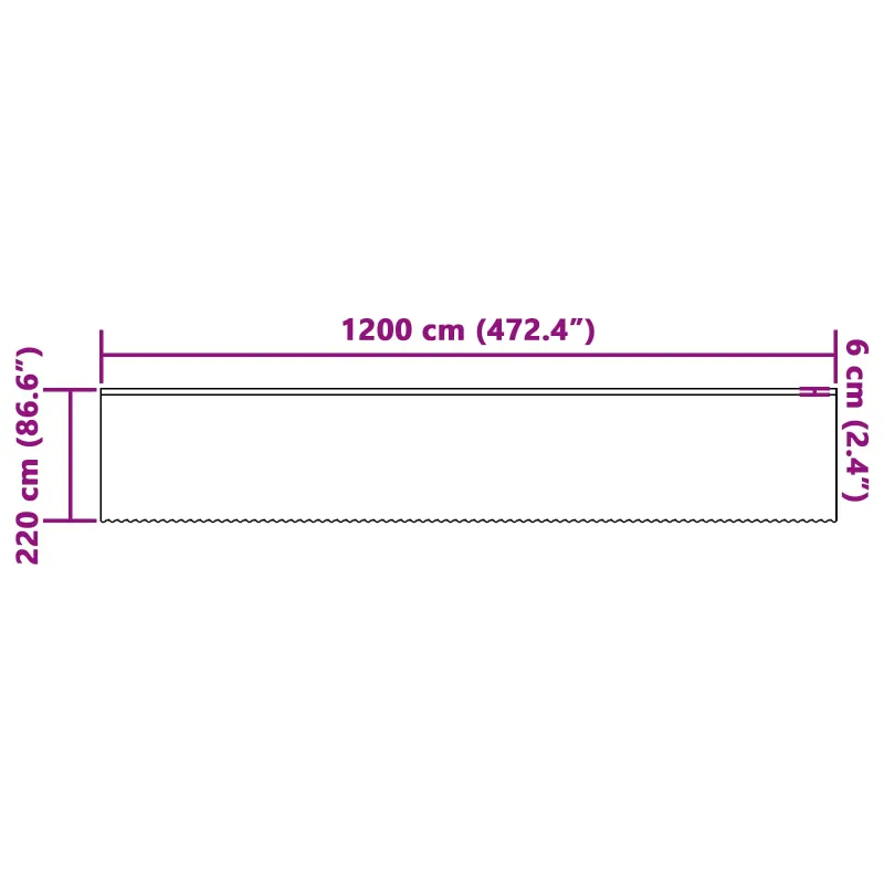 Nėrinių Užuolaida Gėlių Balta 220 x 1200 cm Poliesteris