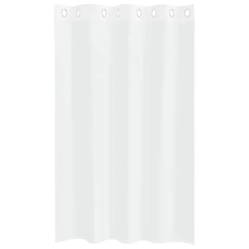 Voile Užuolaida 2 pcs Balta 175 x 140 cm Poliesteris