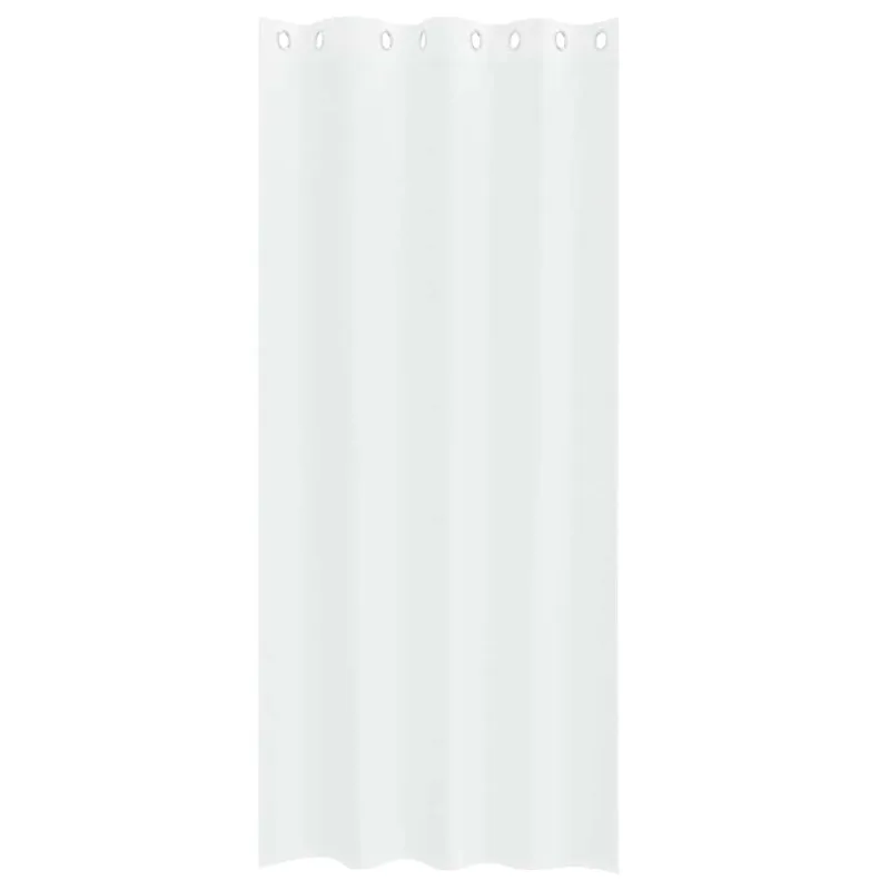 Voile Užuolaida 2 pcs Balta 245 x 140 cm Poliesteris
