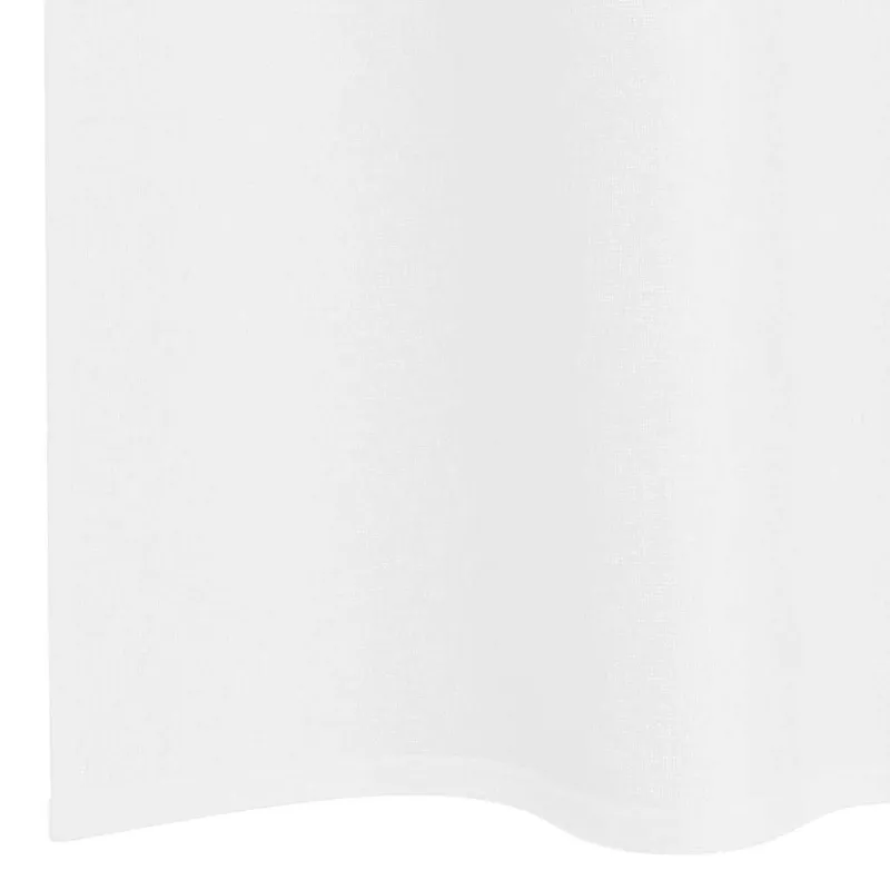 Voile Užuolaida 2 pcs Balta 245 x 140 cm Poliesteris