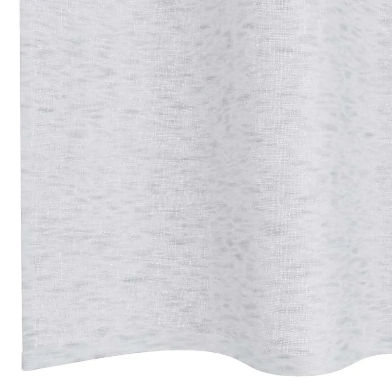 Voile Užuolaida 2 pcs Šviesiai pilka 225 x 140 cm Poliesteris