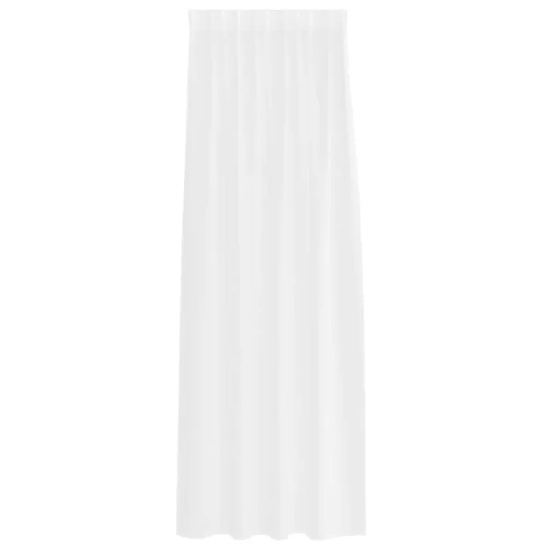 Voile Užuolaida 2 pcs Balta 245 x 140 cm Poliesteris