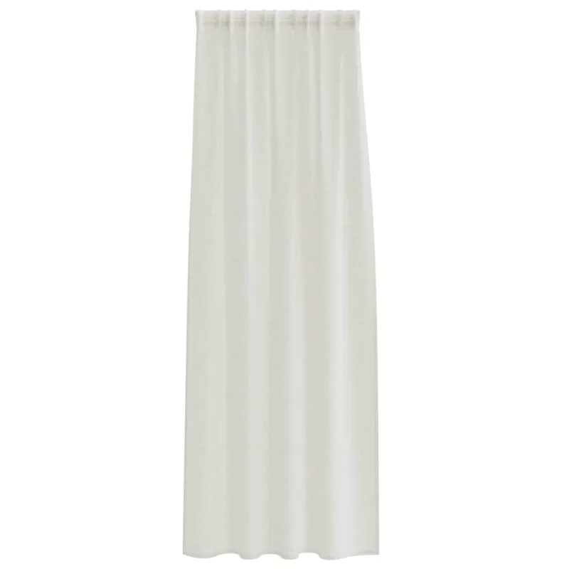 Voile Užuolaida 2 pcs Kreminė 225 x 140 cm Poliesteris