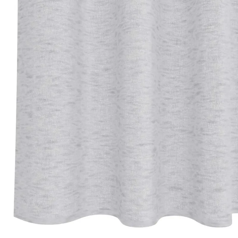 Voile Užuolaida 2 pcs Šviesiai pilka 225 x 140 cm Poliesteris