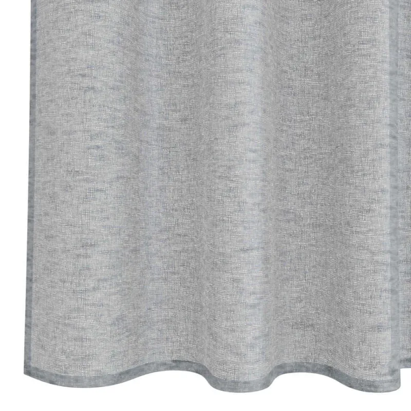 Voile Užuolaida 2 pcs Tamsiai pilka 175 x 140 cm Poliesteris