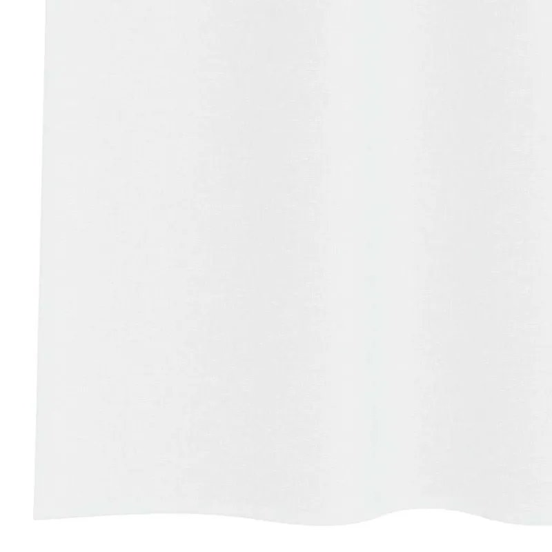 Voile Užuolaida 2 pcs Balta 175 x 140 cm Poliesteris