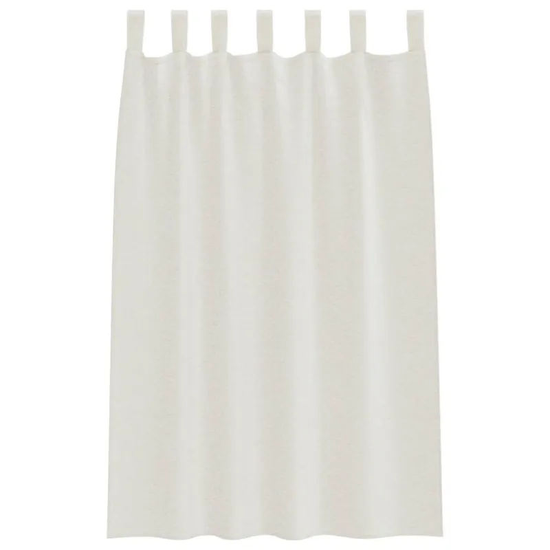 Voile Užuolaida 2 pcs Kreminė 175 x 140 cm Poliesteris