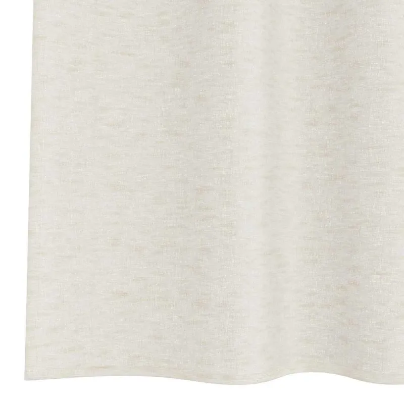 Voile Užuolaida 2 pcs Kreminė 175 x 140 cm Poliesteris