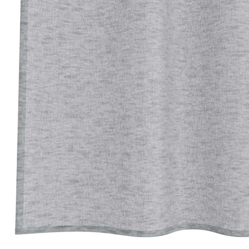 Voile Užuolaida 2 pcs Tamsiai pilka 260 x 140 cm Poliesteris
