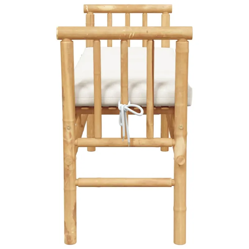 Sodo suolas su pagalve Ruda 110 x 38 x 65cm bambukas