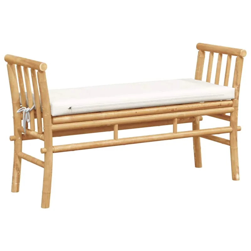 Sodo suolas su pagalve Ruda 110 x 38 x 65cm bambukas