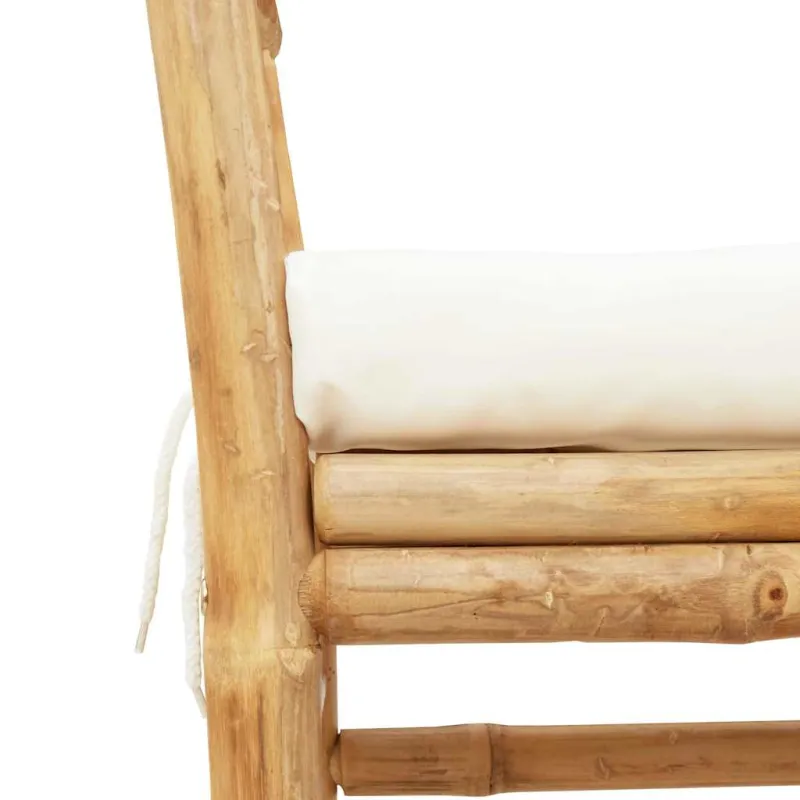 Sodo suolas su pagalve Ruda 110 x 38 x 65cm bambukas