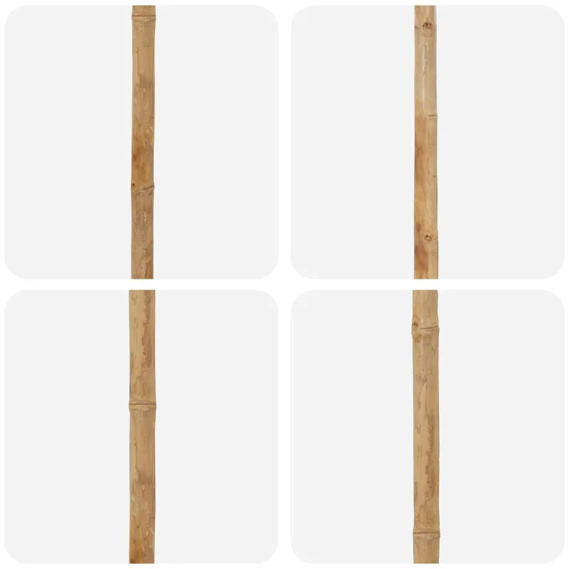 Sodo skėtis Tamsiai pilka Ø 217 x 230 cm bambukas