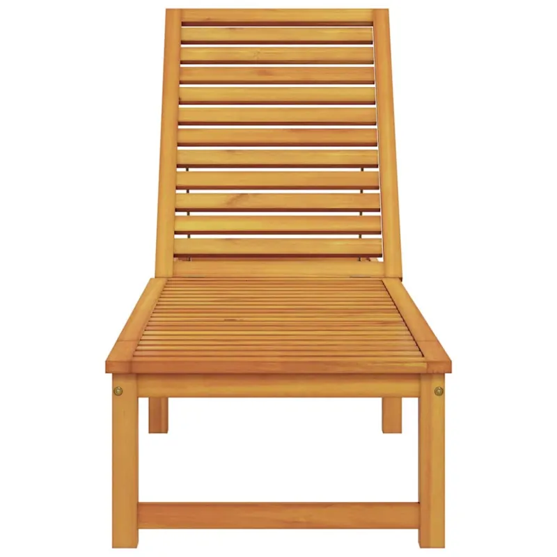Saulės gultas Ruda 202 x 53 x 89 cm Kietos akacijos mediena