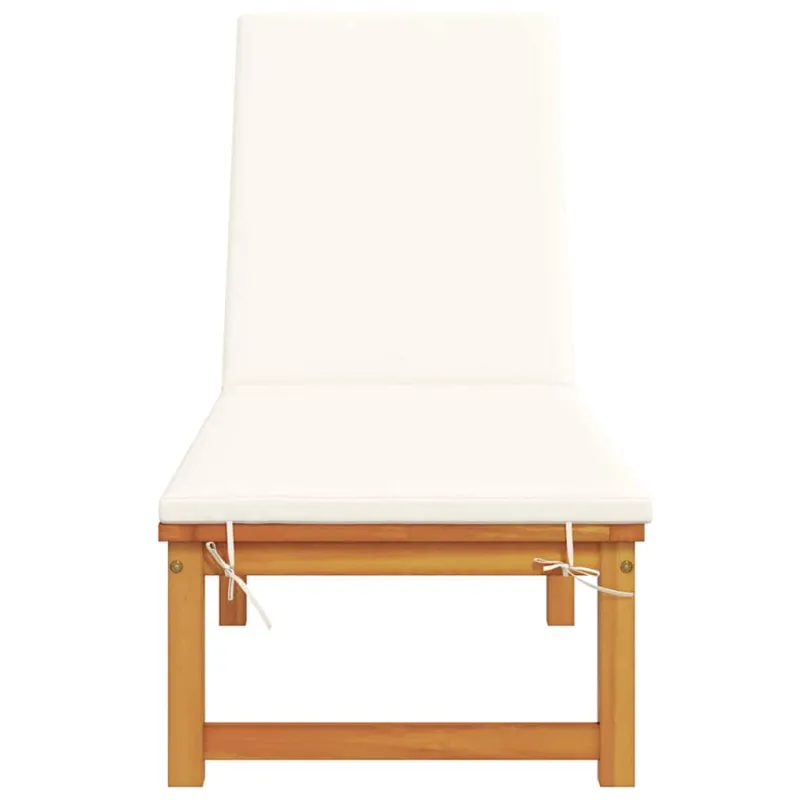 Saulės gultas Ruda 202 x 53 x 89 cm Kietos akacijos mediena