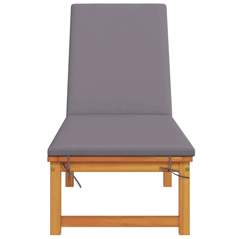 Saulės gultas Ruda 202 x 53 x 89 cm Kietos akacijos mediena