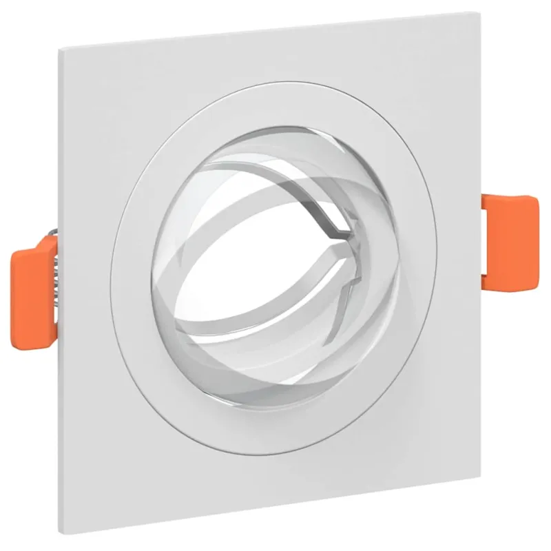 Prožektorius 6 pcs Balta 9 x 9 x 2 cm Aliuminis