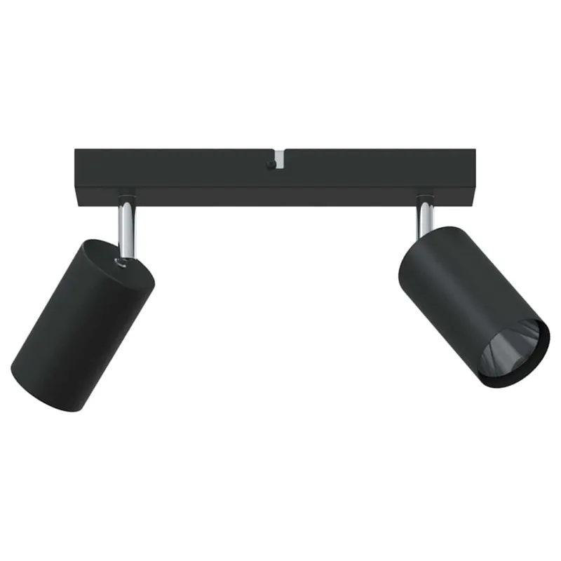 Lubų prožektorius su prožektoriais Juoda 26 x 6 x 16 cm metalas