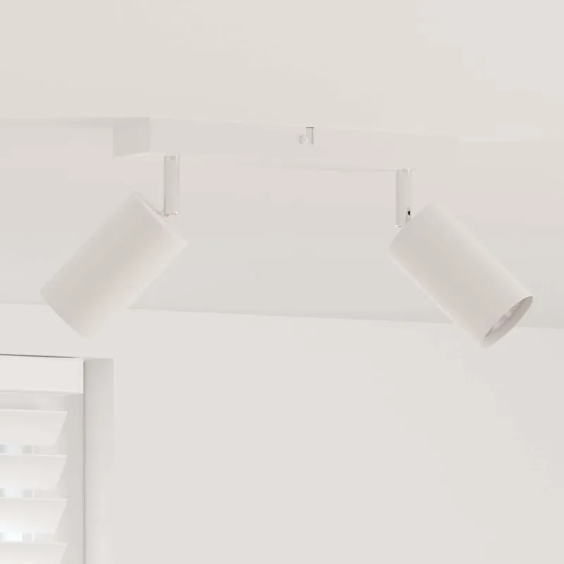 Lubų prožektorius su prožektoriais Balta 26 x 6 x 16 cm metalas