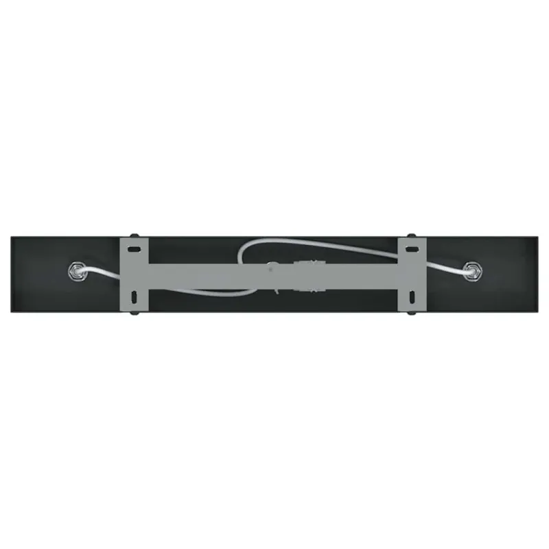 Lubų prožektorius su prožektoriais Juoda 38 x 6 x 16 cm metalas